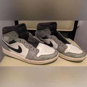 Jordan 1 Grey, White and Black - size 7